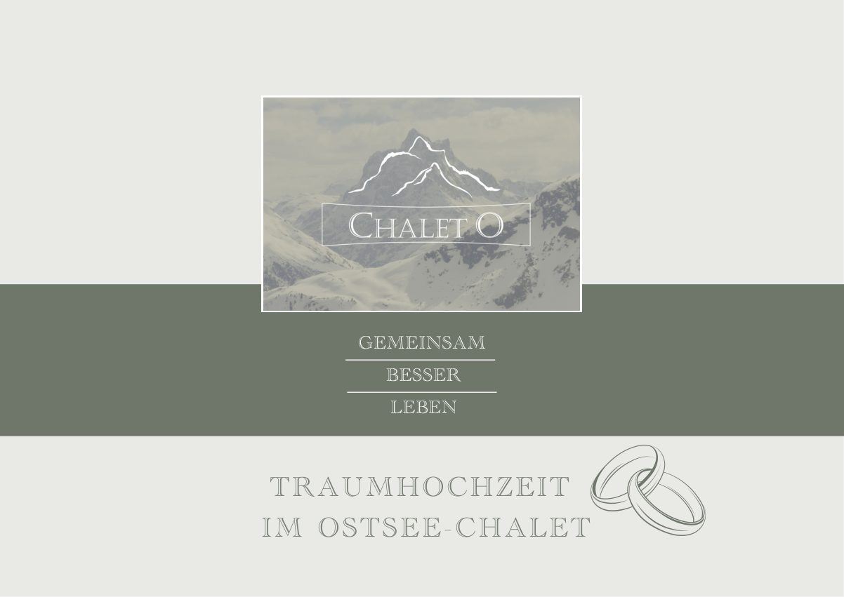 Chalet O Hochzeitsbuch — Seite 1
