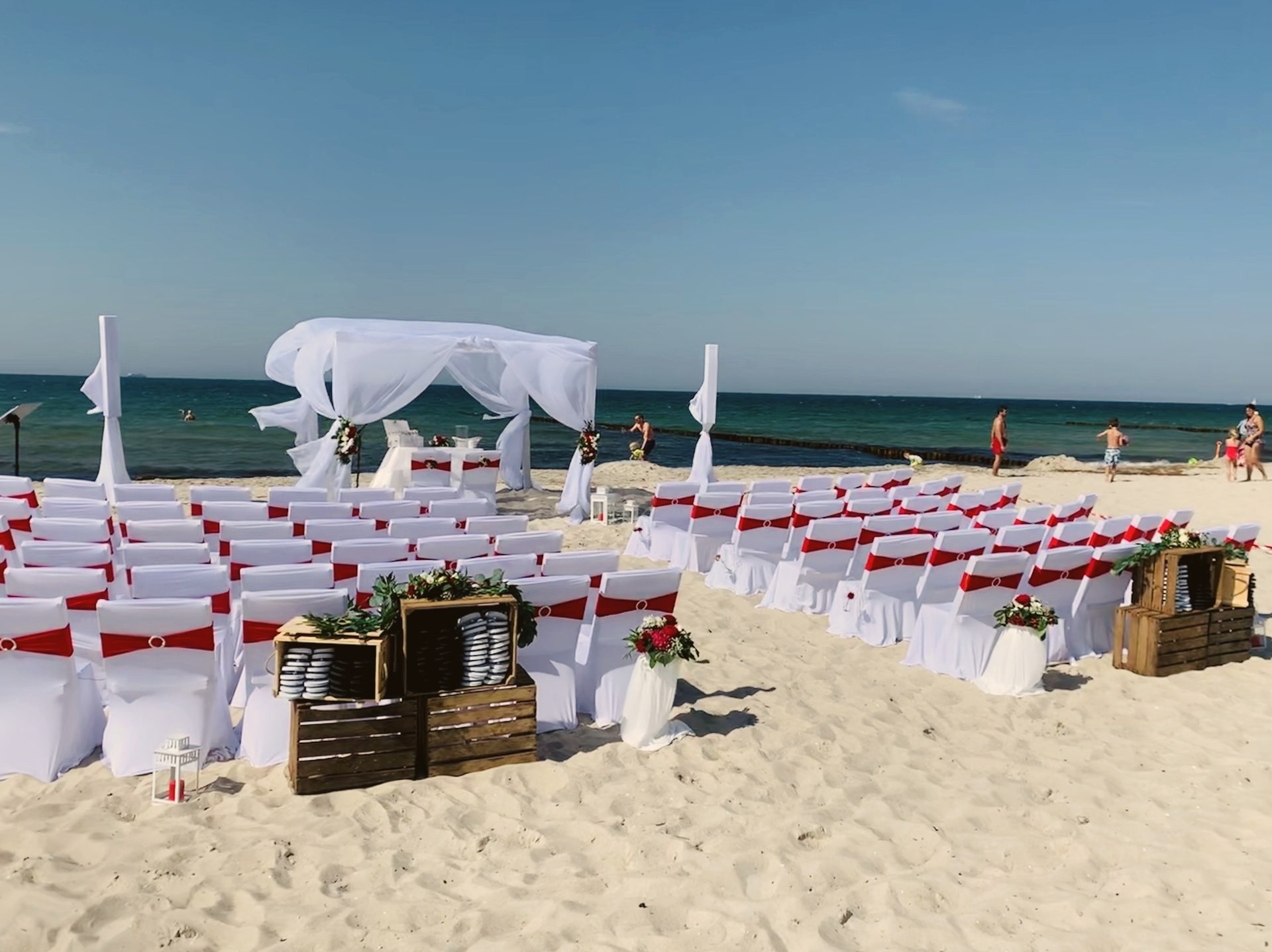 Hochzeit am Strand Markgrafenheide