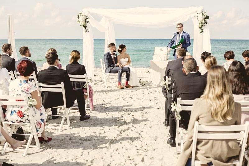 Kompletthochzeit am Strand